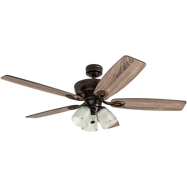 Prominence Home Marston, 52 in. Traditional Ceiling Fan with Light, Oil-Rubbed Bronze 51017-40